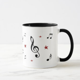 Musik noter mugg