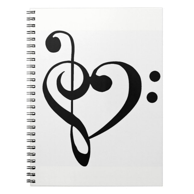 *MUSIK NOTER / MUSIC ÄLSKARE* NOTEBOOK ANTECKNINGSBOK (Framsidan)