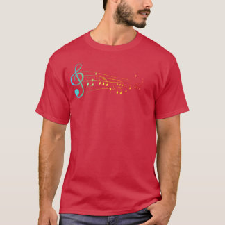 Musik noter Music Pappa vän T Shirt