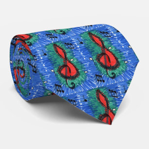Musik noter Musical Abstract Design Tie Slips