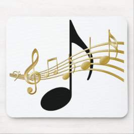 Musik noter musmatta