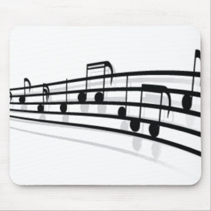 Musik noter musmatta