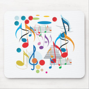 Musik noter musmatta