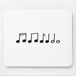 Musik noter musmatta