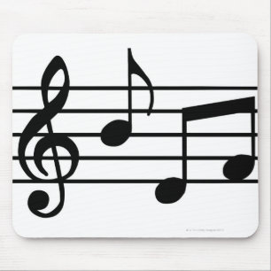 Musik noter musmatta