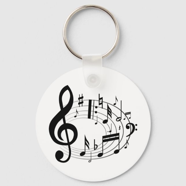 Musik noter nyckelring (Framsida)