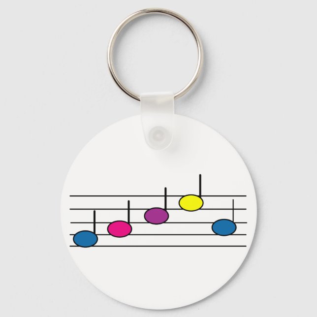 Musik noter Nyckelring (Framsida)