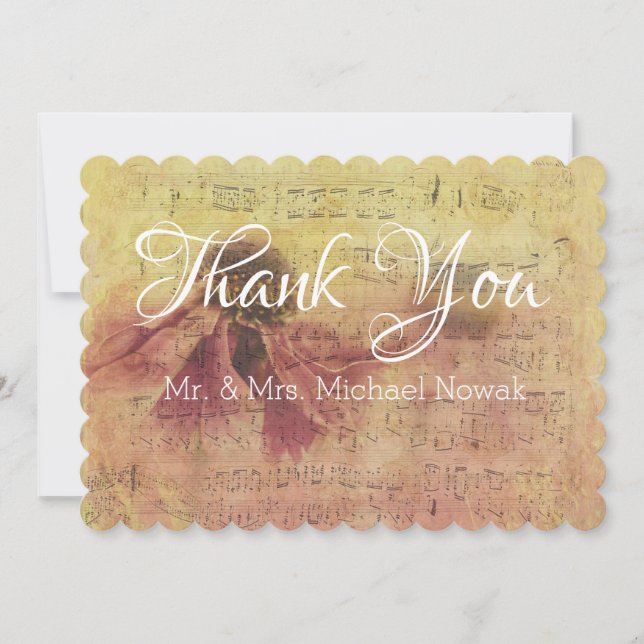 Musik noter och Daisy Tack (Framsida)