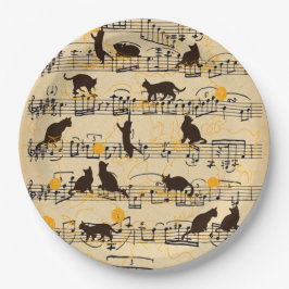 Musik noter och kattungar