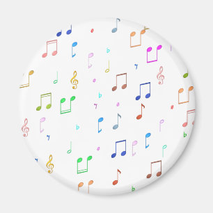 Musik noter och symboler magnet