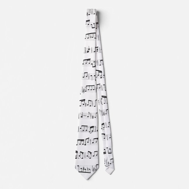 Musik noter på White Slips (Framsida)