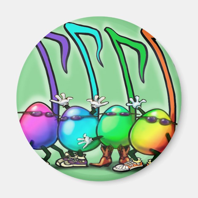 Musik noter Party Magnet (Framsidan)