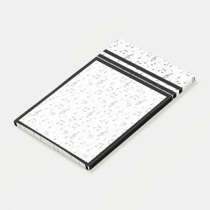 Musik noter Post IT-anteckningar Post-it Block