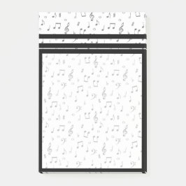 Musik noter Post IT-anteckningar Post-it Block