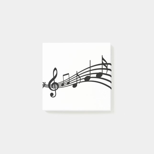 musik noter post-it block (Framsida)