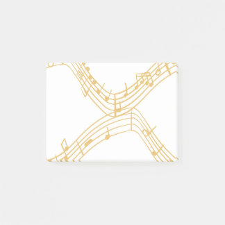 Musik noter post-it block