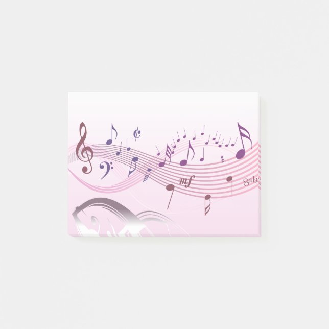 musik noter post-it block (Framsida)