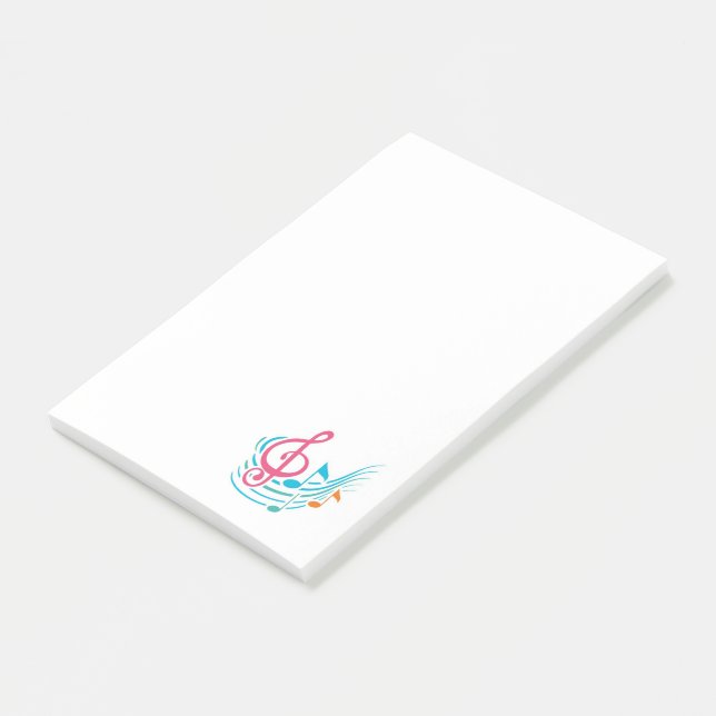 Musik noter post-it block (Vinklad)
