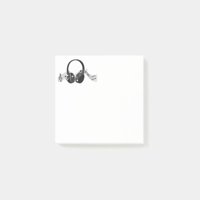 Musik noter Post it Notes Post-it Block (Framsida)