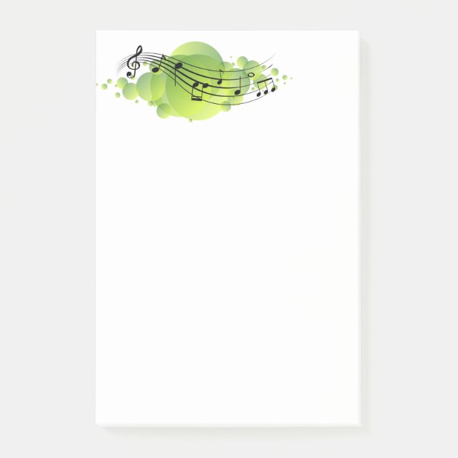 Musik noter Post it Notes Post-it Block (Framsida)