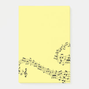 Musik noter Post it Notes Post-it Block