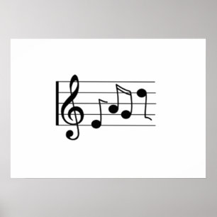 Musik noter poster