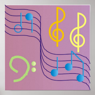 Musik noter Poster