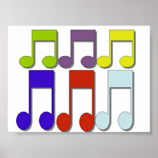 Musik noter poster