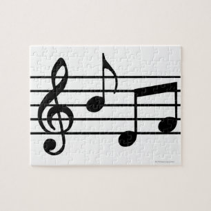 Musik noter pussel