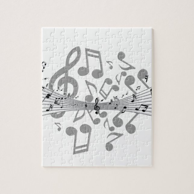 Musik noter pussel (Vertikal)
