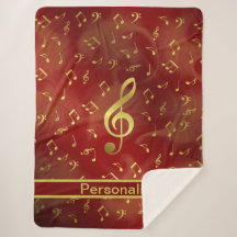 musik noter, Sherpa Blankets, craft, helgdag,