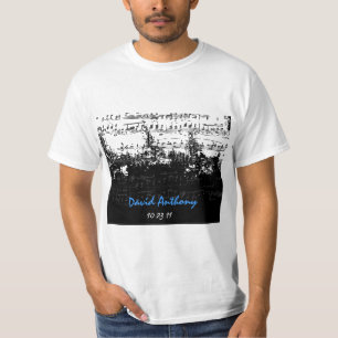 Musik noter Stars Pub Mitzvah T Shirt