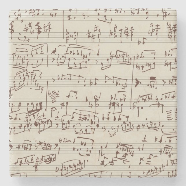 Musik noter stenunderlägg (Framsidan)