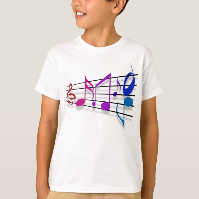 Musik noter t shirt (Framsida)