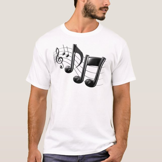MUSIK NOTER T SHIRT (Framsida)