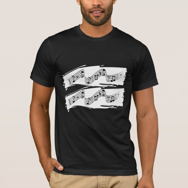 Musik noter t shirt (Framsida)
