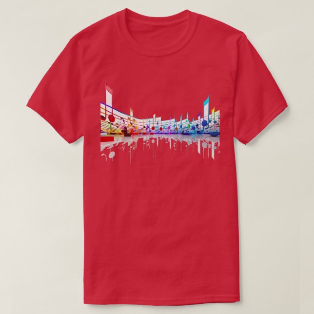 Musik noter t shirt (Design framsida)