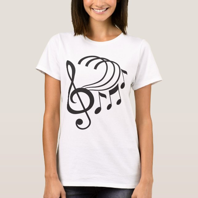 Musik noter tee (Framsida)