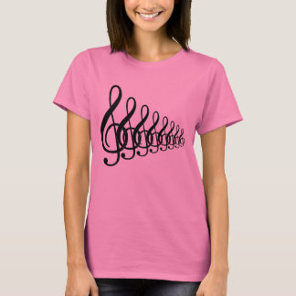 musik noter tee shirt