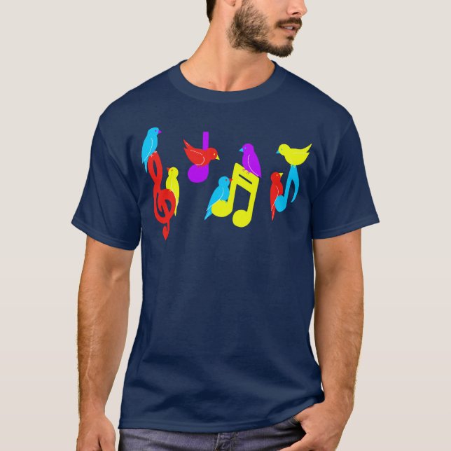 Musik noter tee shirt (Framsida)