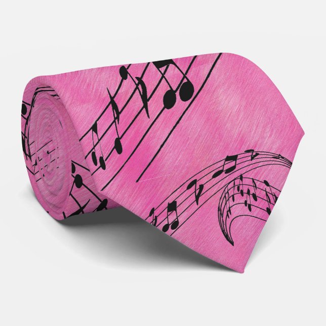 MUSIK NOTER-TIE-ROSA SLIPS (Rullad)