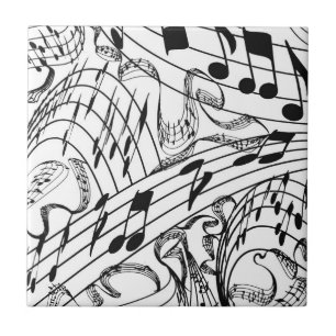 MUSIK NOTER-TILE... KAKELPLATTA