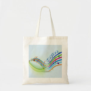Musik noter Tote Bag Tygkasse