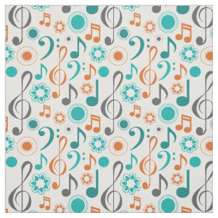 musik noter Treble Bass Clef Band Orchestra Tyg