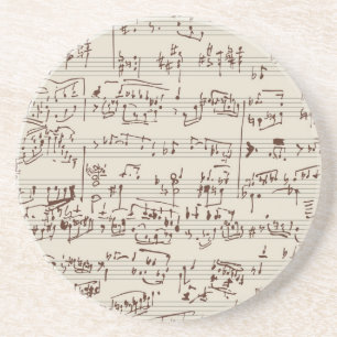 Musik noter underlägg sandsten