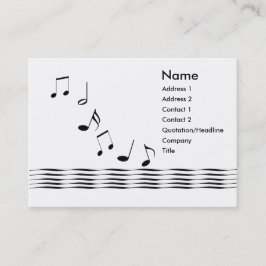 Musik noter visitkort
