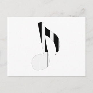 Musik noter vykort