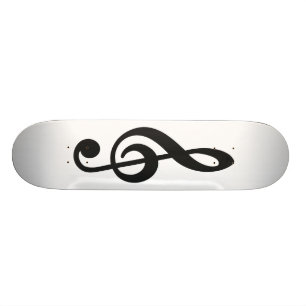Musik noterar designSkateboarddäcket Mini Skateboard Bräda 18,7 Cm