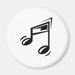 Musik noterar magnet