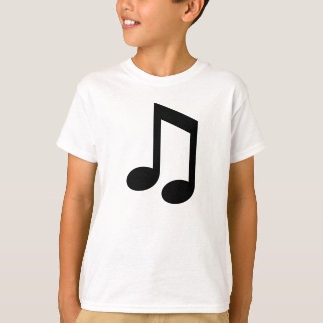 Musik noterar t-shirt (Framsida)
